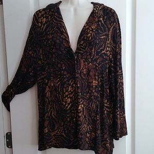 Choices slinky one button jacket size XL